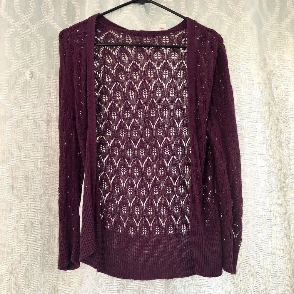 Halogen | Vintage-Style Crochet Cardigan